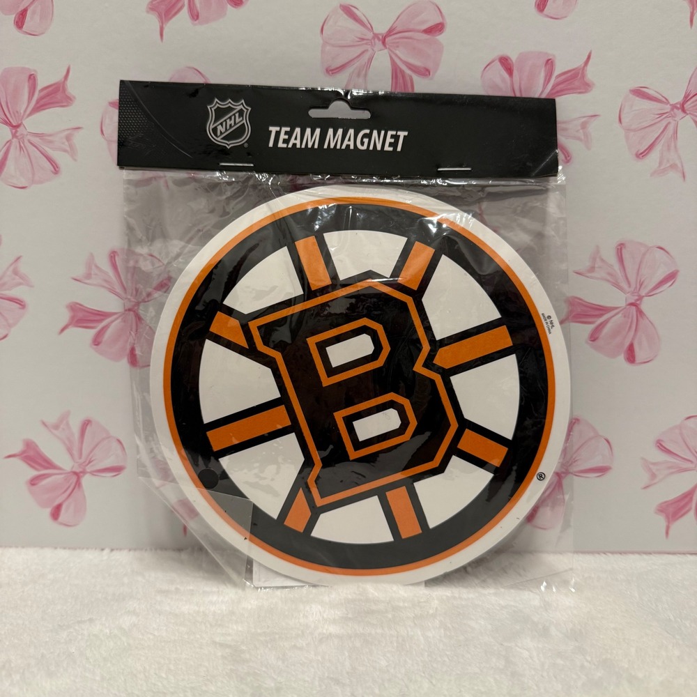 Boston‎ Bruins NHL Team Magnet New In Package